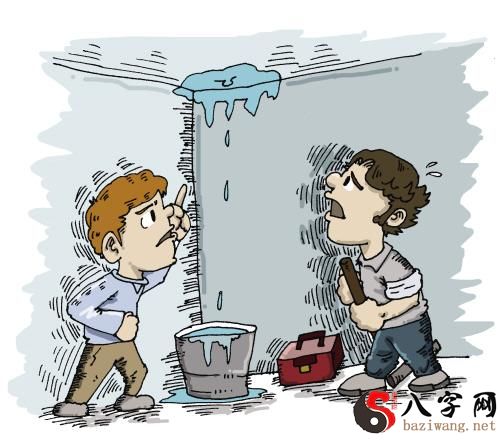 梦见下雨房子漏水