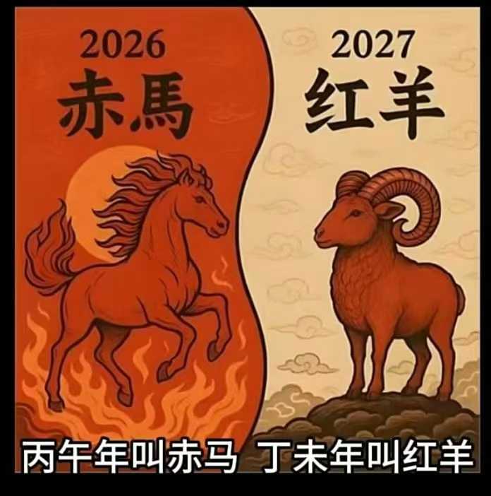 赤马红羊：既2026和2027